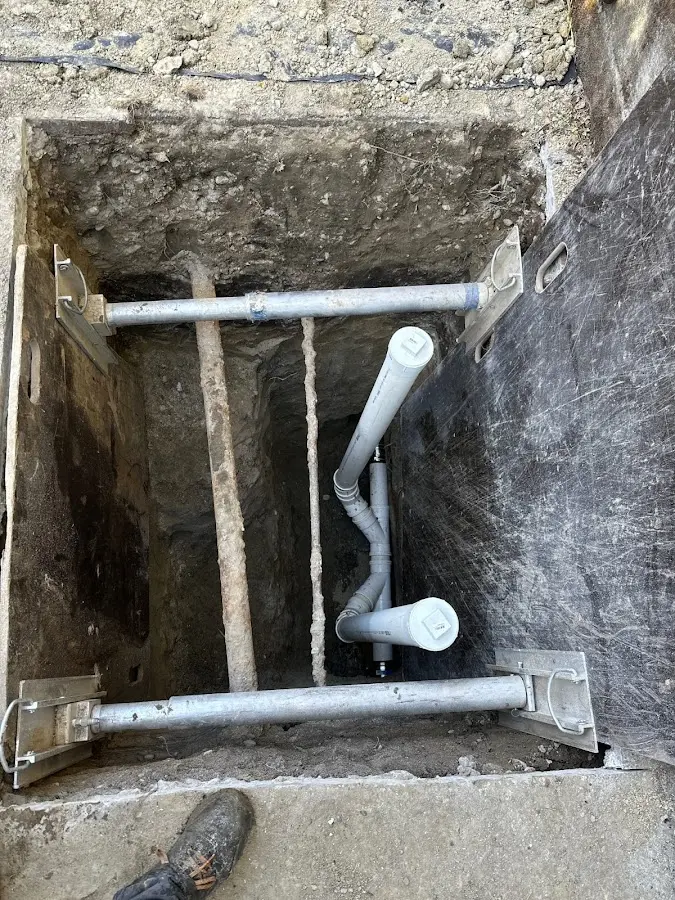 Experienced plumber completing Gas Line Repair work in Justice